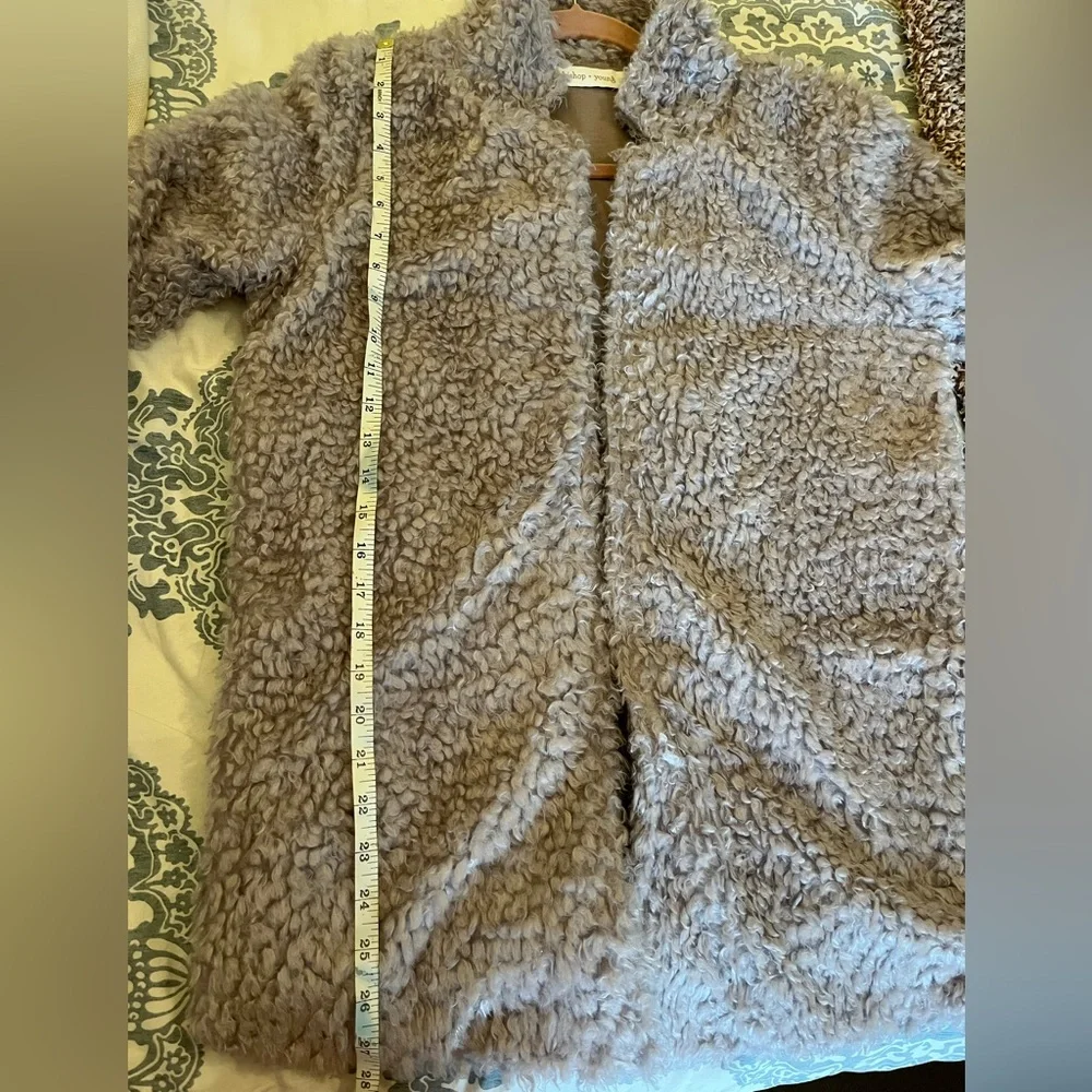 bishop + young Teddy Jacket in Grey Size Small - Picture 8 of 9